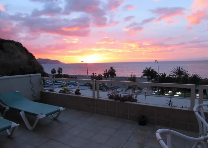 1ª Linea De Playa De Burriana , Terraza Grande Al Mar Nerja