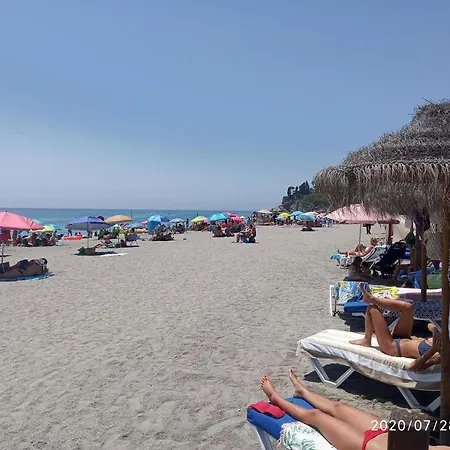 1ª Linea De Playa De Burriana , Terraza Grande Al Mar Apartamento Nerja